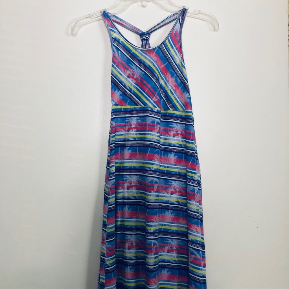 Roxy Girl Long Dress with Criss Cross Straps